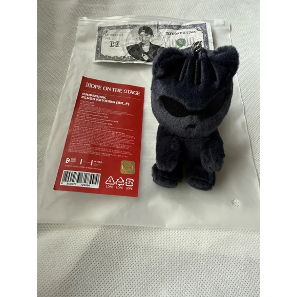 NEW! J-Hope Hope on the stage Chipmunk Plush Keyring Keychain with